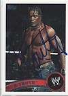 WWE R TRUTH Signed 2011 Topps Card RAW SMACKDOWN