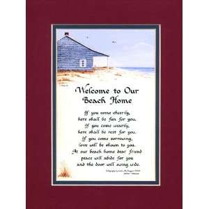  Beach Home Northern Welcome Saying Home Decor Wall Sign 