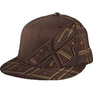  Fly Racing Plaid F Wing Hat   Small/Medium/Brown 