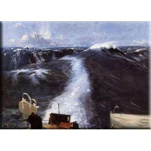Atlantic Storm 16x11 Streched Canvas Art by Sargent, John Singer
