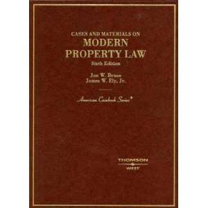   Property Law (American Casebooks) [Hardcover] Jon W. Bruce Books