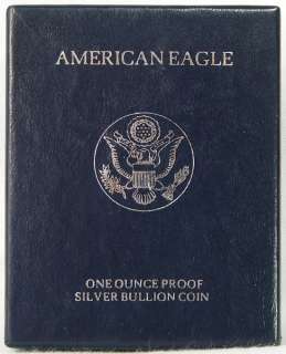2000 PROOF AMERICAN SILVER EAGLE DOLLAR w/ ORIGINAL BOX  