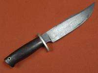 Vintage Custom Made Hunting Fighting Damascus Blade Knife  