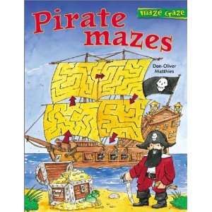  Maze Craze Pirate Mazes [Paperback] Don Oliver Matthies Books
