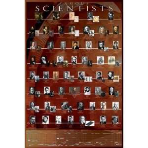  Safari 323321 Famous Scientists Laminated Poster   Pack Of 