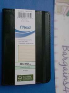 New Small Black Mead Personal Writing Journal 192 Lined Pages  