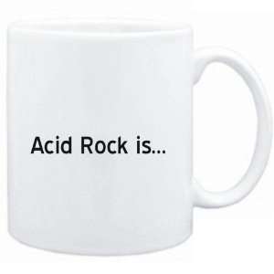  Mug White  Acid Rock IS  Music