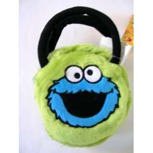  Sesame Street Workshop Cookie Monster furry purse handbag 