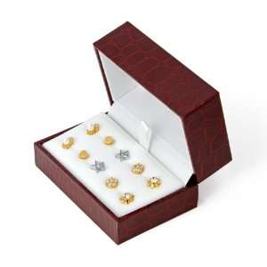 Childrens 14k Gold Plated and Silvertone Crystal and Simulated Pearl 