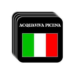  Italy   ACQUAVIVA PICENA Set of 4 Mini Mousepad Coasters 