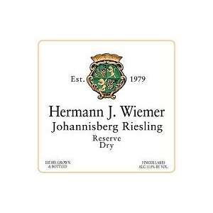  Hermann J. Wiemer Riesling Dry Reserve 2008 750ML Grocery 
