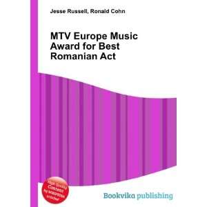  MTV Europe Music Award for Best Romanian Act Ronald Cohn 