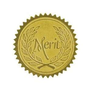  Merit Embossed Certificate Seals