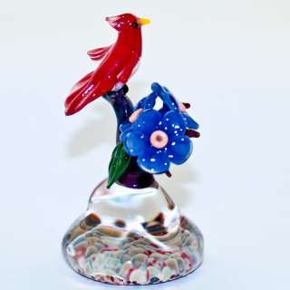 Art Glass Roger Child Red Cardinal SPECIAL SALE  