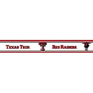 com Texas Tech Red Raiders Wallpaper Border   Collegiate Wall Border 