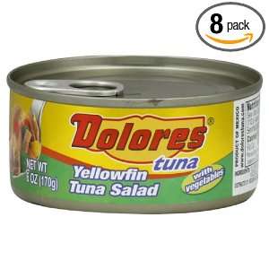 Dolores Tuna Salad with Vegetables, 6 Ounce (Pack of 8)  