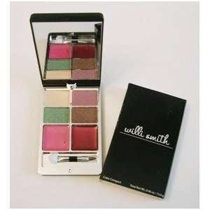 Willi Smith 6 Eye Shadow & Lip Color Compact Mirror Set