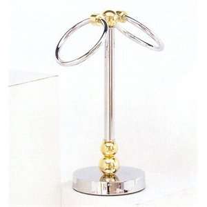  Allied Brass 2 RING GUEST TOWEL HOLDER BL 53 PNI