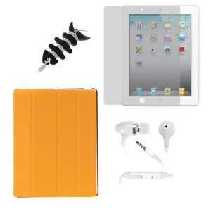 iPad 2 Stand Dust/Fingerprint Proof Ergonomic Design Bright Orange AD3 