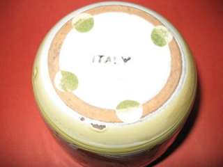 Lovely Italian Hand Painted Flower Pot or Planter   no hole in bottom 