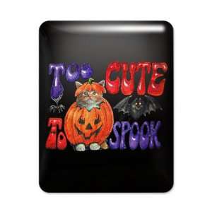  iPad Case Black Halloween Too Cute To Spook Jack o Lantern 