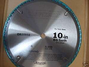 Craftsman 10 x 60T & 10 x 18 T Carbide Saw Blade  