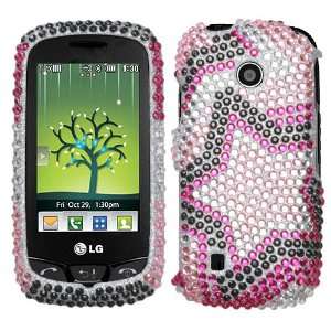  LG Cosmo Touch VN270 Full Diamond Bling Hard Case   Twin 