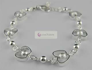 high quality 925 sterling silver plated chain bracelet no 3128