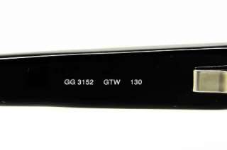 GUCCI GG 3152 GTW RX GLASSES BLACK RED GREEN PLASTIC EYEGLASSES 