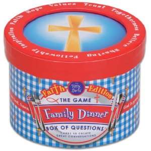  Family Dinner Faith Edition Box of Questions Toys & Games