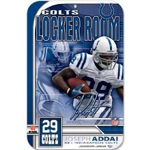  NFL Joseph Addai Indianapolis Colts Sign Sports 