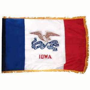  Iowa Flag 5X8 Foot Nylon PH and FR Patio, Lawn & Garden