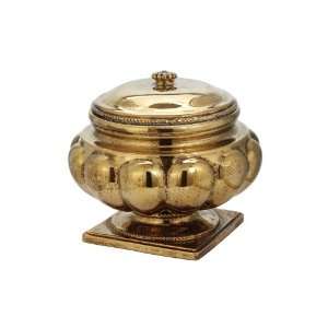  Lazy Susan Aged Gold Wight Urn