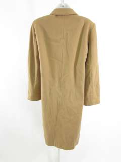 PERCY FOR MARVIN RICHARDS Tan Wool Long Coat Sz 8  