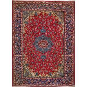  Handmade Esfahan Persian Rug 9 8 x 13 5 Authentic 