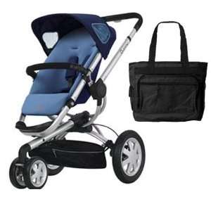   CV155EBKIT1 Buzz 3 Stroller   Electric Blue With a Diaper Bag Baby