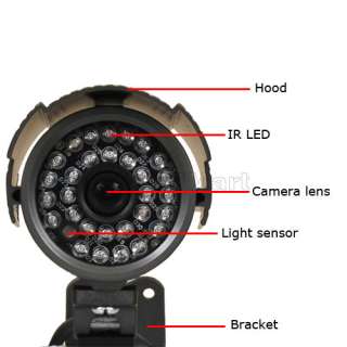   Video Wide Angle Infrared Outdoor Home Bullet CCTV Security Camera CDU