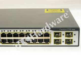 Cisco WS C3750 48TS E Catalyst 3750 Switch 48FE 4SFP *1 YEAR WARRATY 