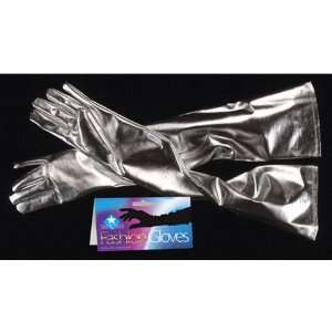  Silver Lame Gloves   24 Toys & Games
