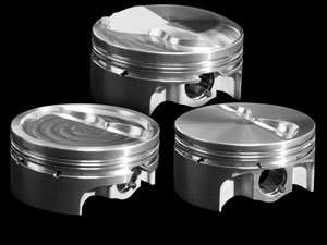 Small Block Chevy Forged Flat Top Pistons 383 Stroker  