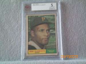 ROBERTO CLEMENTE 1961 TOPPS #388 BVG GRADED CARD  