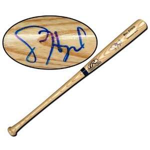 Jason Heyward Autographed Rawlings Blonde Bat Signed