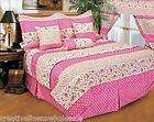 Daisy Stripe Girls Bed SHEET Set FULL 4pcs New  