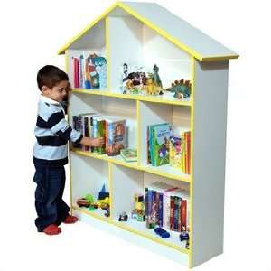   Venture Horizon Kids Dollhouse Bookcase in White Furniture & Decor
