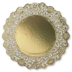  Foil Round Lace 10 inch Doilies, Gold Health & Personal 