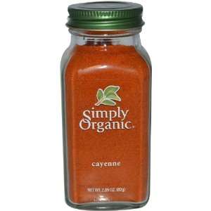 Simply Organic Cayenne Pepper CERTIFIED Grocery & Gourmet Food