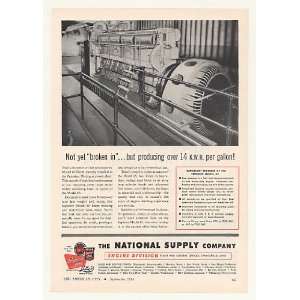   MI Power Plant Superior Diesel Engine Print Ad (44132)