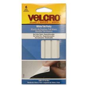    Velcro 91404   Sticky Fix Tak, 6 Bars/Pack, White Electronics