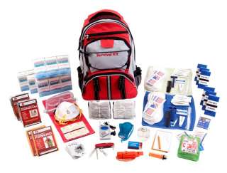 Deluxe Emergency Survival Kit Disaster Safety First Aid 2 Person 