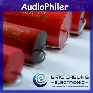4x AudioPhiler 2.2uF 400V Tubular Audio Capacitor 225J  